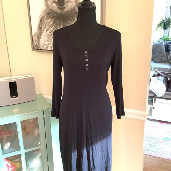 #113 NWT Threads For Thought Long Sleeve Ribbed Maxi Size Large - Picture 6 of 12